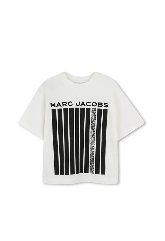 MARC JACOBS KIDS Boy T-Shirt Short Sleeves Graphic Logo Barcode Print