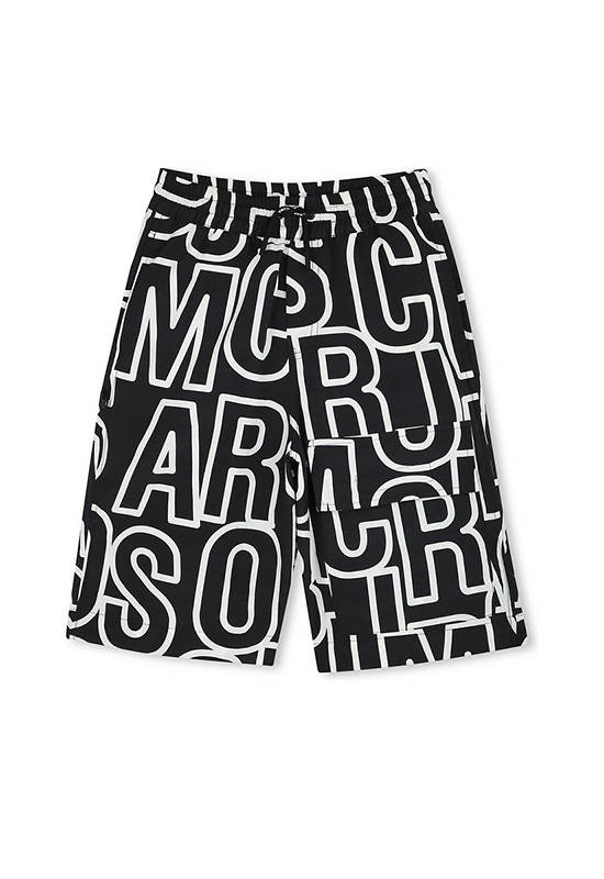 MARC JACOBS KIDS Boy Bermuda Shorts Monogram-Logo Black