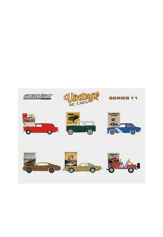 GREENLIGHT Model Car 1:64 Vintage Ad Cars Series 11 Random