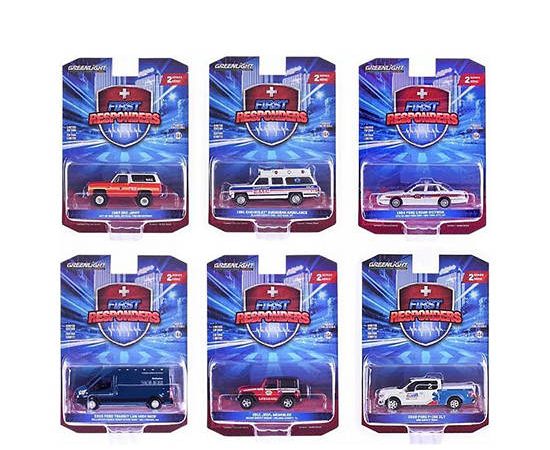 GREENLIGHT Model Car 1:64 First Responders Series 2 Random
