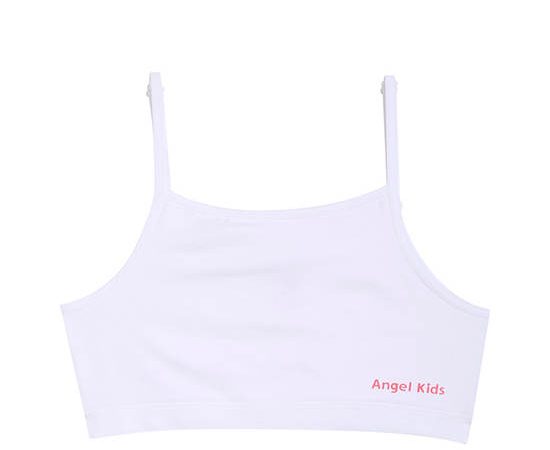 ANGEL KIDS Girl Camisoles Seamless Logo Print