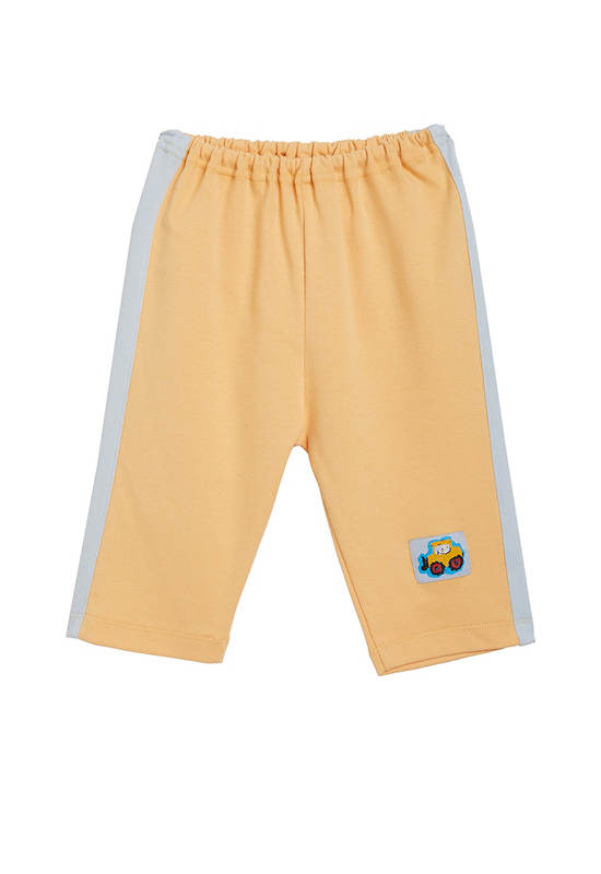 Angel Baby Boy Toddler Cropped Pants Print Truck Yellow