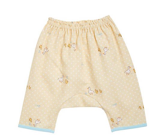 Angel Baby Unisex Infant Crop Pants Duck Print Yellow