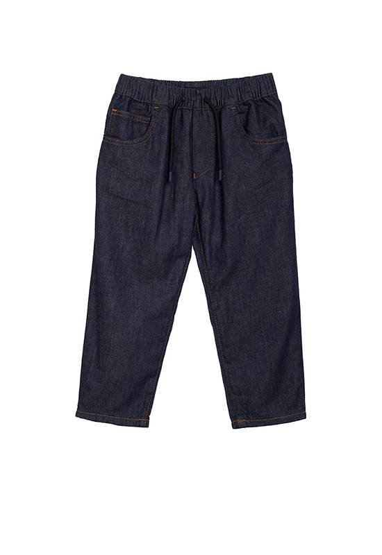 EMPORIO ARMANI Boy Pants SS25 Dark Blue Denim