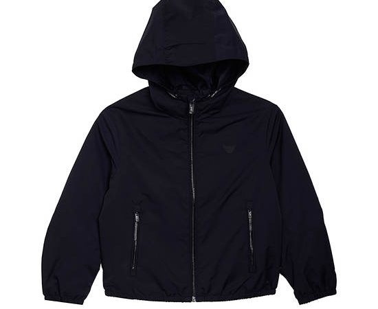 EMPORIO ARMANI Boy Jacket Long Sleeves CTY Iconico 0920 Blu Navy EA