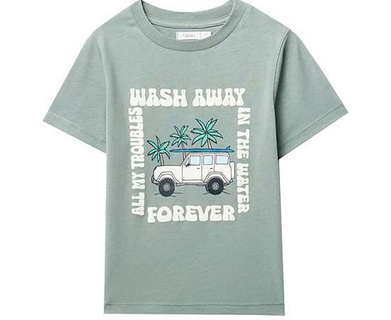 SFERA KIDS Boy T-Shirt Jeep Smoky Green