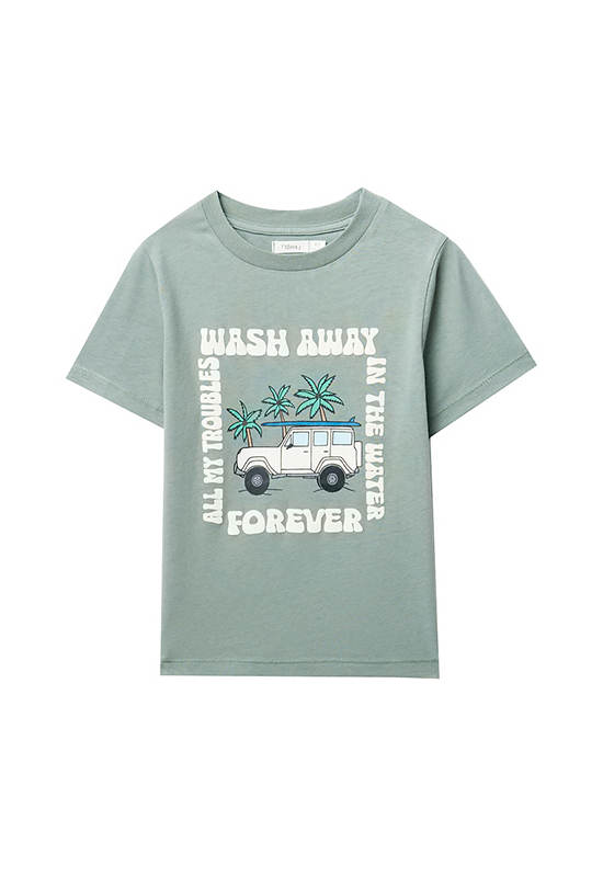 SFERA KIDS Boy T-Shirt Jeep Smoky Green