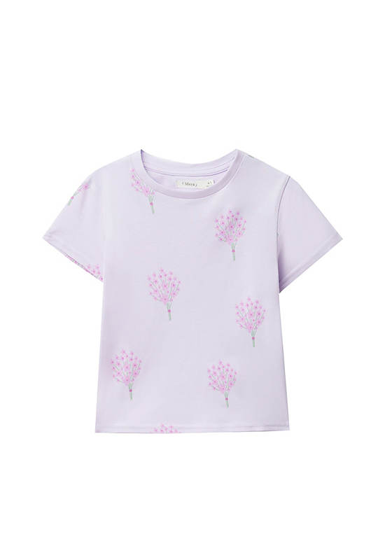 SFERA KIDS Girl T-Shirt Flower Lilac