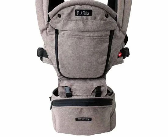 MIAMILY Hipster Plus 3D Baby Carrier Stone Grey