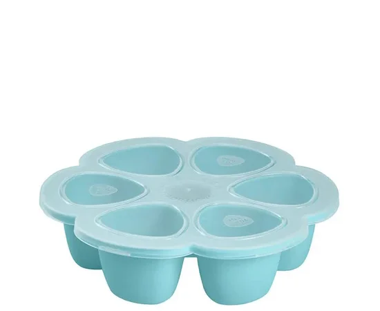 BEABA Silicone Multiportions 6 X 90 ml Light Blue