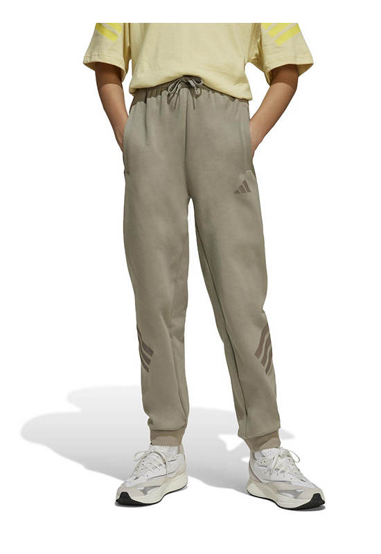 ADIDAS KIDS Unisex Kids Joggers Wide Leg Future Icons 3-Stripes Grayish Brown