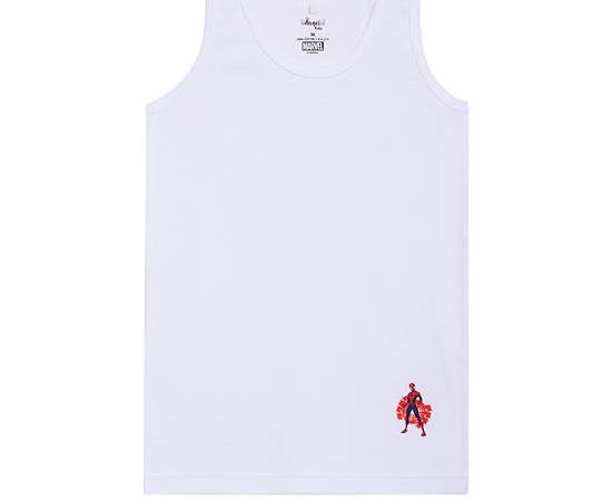 ANGEL KIDS Boy Tank Top Spider-Man Marvel Back To School Print White