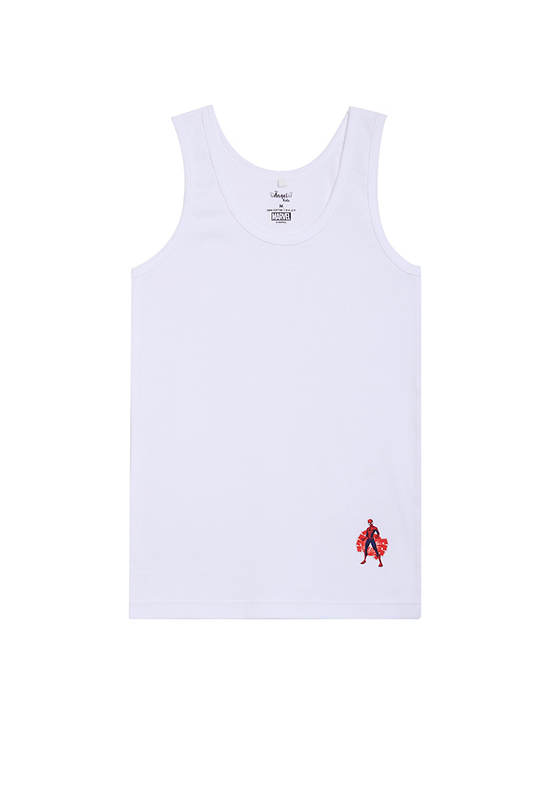 ANGEL KIDS Boy Tank Top Spider-Man Marvel Back To School Print White