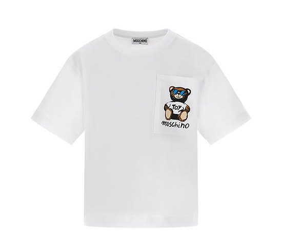 MOSCHINO KID Boy T-Shirt Short Sleeeves White