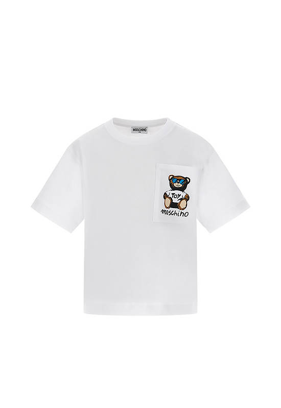 MOSCHINO KID Boy T-Shirt Short Sleeeves White