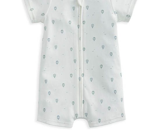 MAMAS & PAPAS Boy Toddler Romper Shortie Hot Air Balloon White