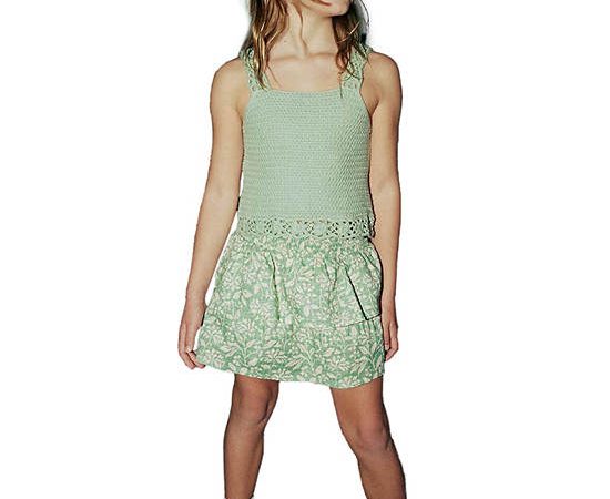 SFERA KIDS Girl Cami-top Knitwear Light Green