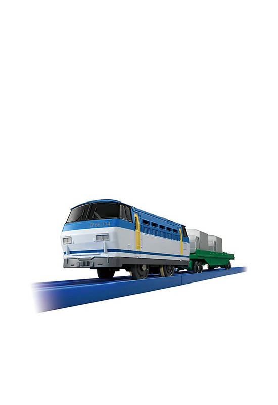 PLARAIL Train Toy Set Piggy-Back Transport Train (3 Car) S-58 Multi-Color