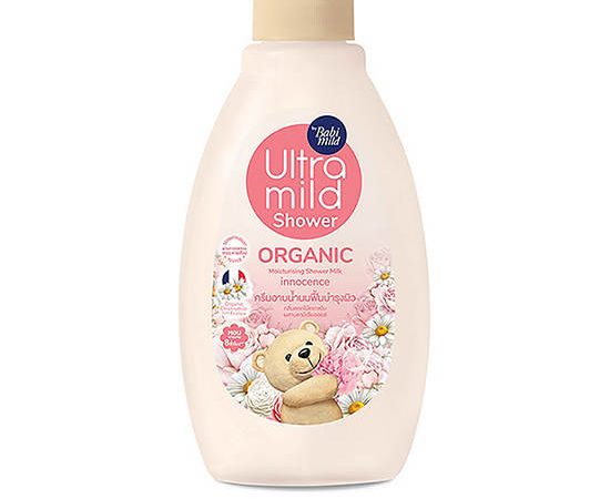 BABI MILD Moisturizing Shower Milk Ultra Mild Organic Innocence 380 mL