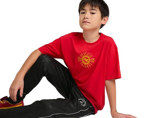 PUMA KIDS Boy Tee Puma X Harry Potter Youth Relaxed Fit Graphic For All Time Red
