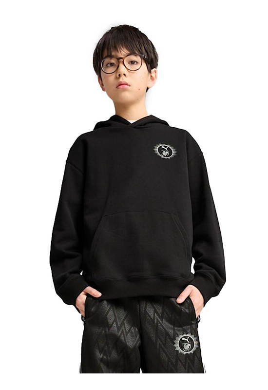 PUMA KIDS Boy Hoodie Puma X Harry Potter Graphic Youth Relaxed Fit PUMA Black