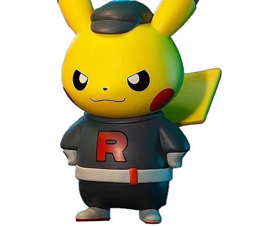 POKEMON Costume Figure Pikachu - B (Team Rocket) Multi-Color