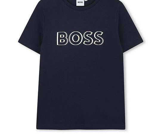 BOSS KIDS Boy Short Sleeves Bold Logo