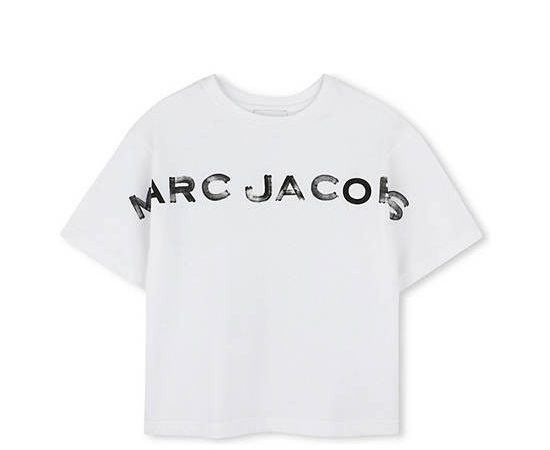MARC JACOBS KIDS Boy T-Shirt Short Sleeves Logo White