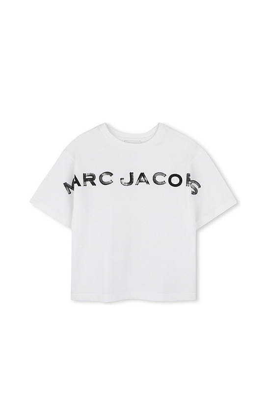 MARC JACOBS KIDS Boy T-Shirt Short Sleeves Logo White
