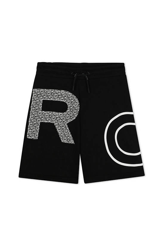 MARC JACOBS KIDS Boy Bermuda Shorts The Large "RC" Letters Black