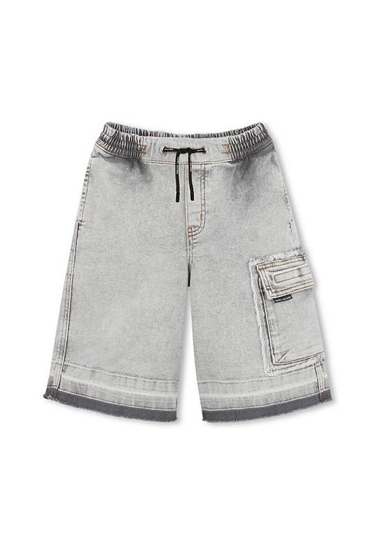 MARC JACOBS KIDS Boy Bermuda Shorts Drawstring Logo Detail Black