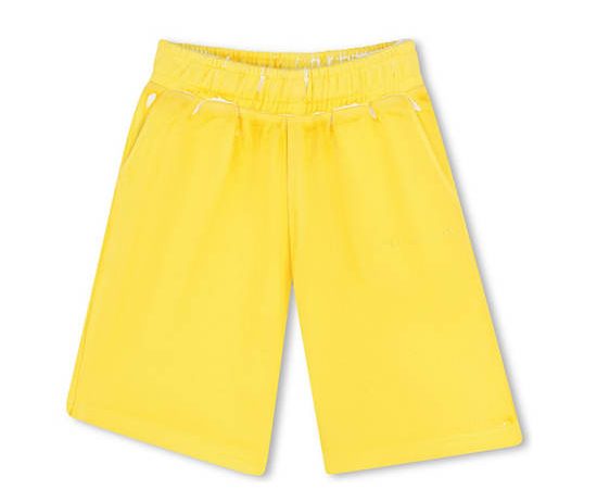 MARC JACOBS KIDS Unisex Kids Bermuda Shorts Embroidered Logo Yellow