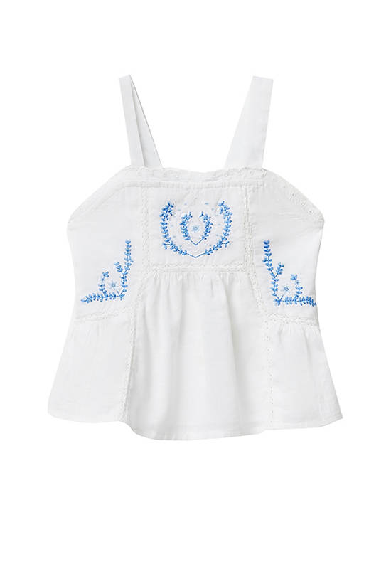 SFERA KIDS Girl Blouse Strappy White