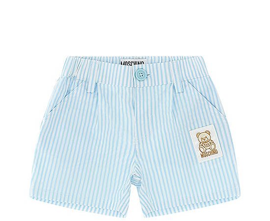 MOSCHINO KID Boy Toddler Shorts Light Blue