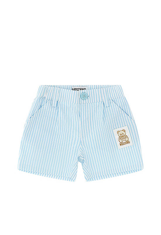 MOSCHINO KID Boy Toddler Shorts Light Blue