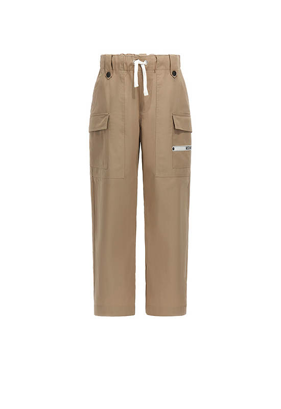 MOSCHINO KID Boy Cargo Trousers Beige