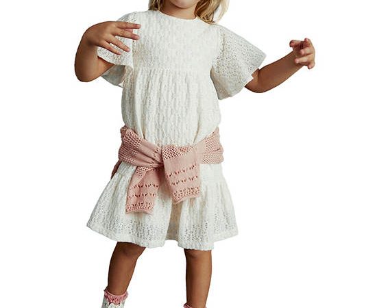 SFERA KIDS Girl Dress Structured White
