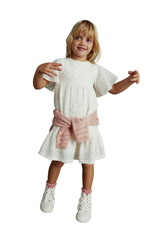 SFERA KIDS Girl Dress Structured White