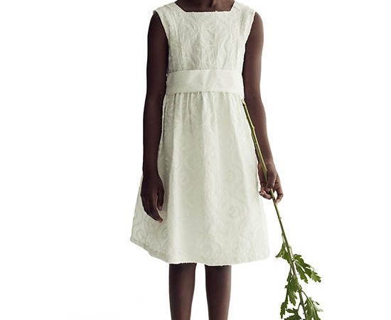 SFERA KIDS Girl Dress Embroidered White