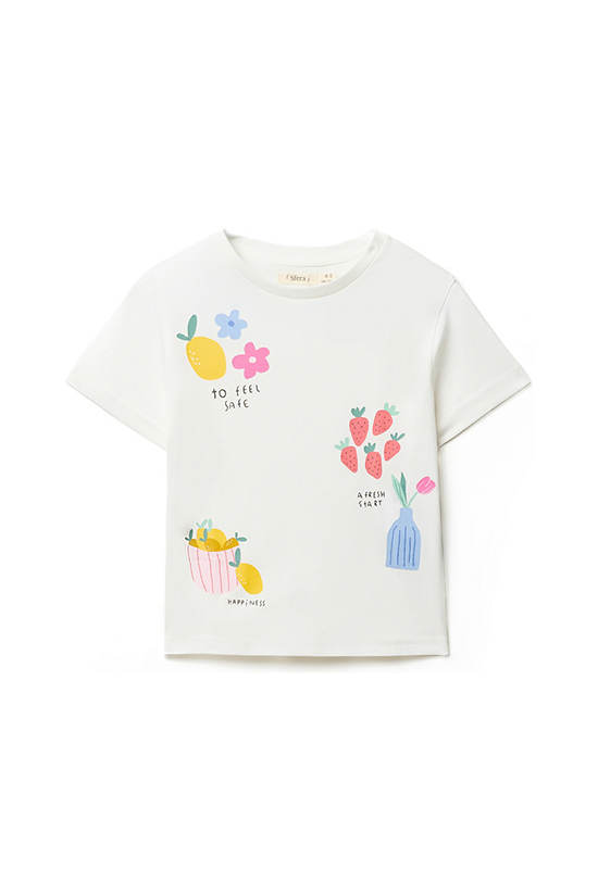 SFERA KIDS Girl T-Shirt Basic White