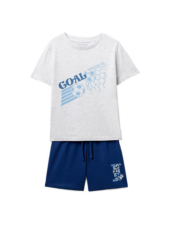 SFERA KIDS Boy Pyjamas Football Grey