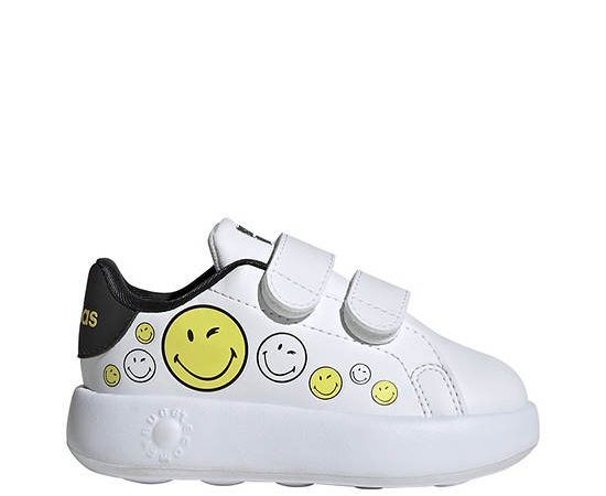 ADIDAS KIDS Unisex Infant Sneaker Smiley Advantage White