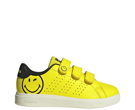 ADIDAS KIDS Unisex Toddler Sneaker Smiley Advantage 2.0 Yellow