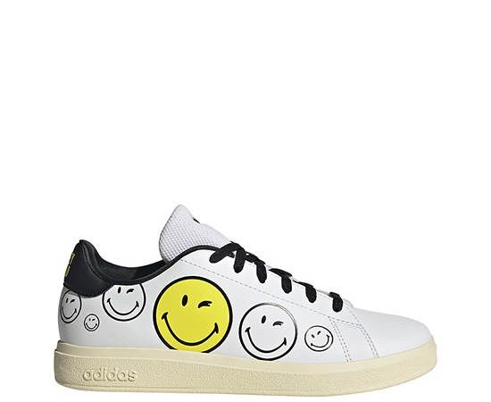 ADIDAS KIDS Unisex Kids Sneaker Adidas X Smiley Advantage Base 2.0 White