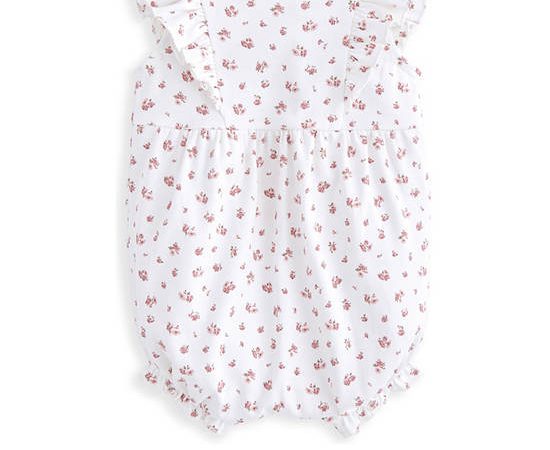 MAMAS & PAPAS Girl Toddler Romper Frill Sleeves All Over Print Multi-Color