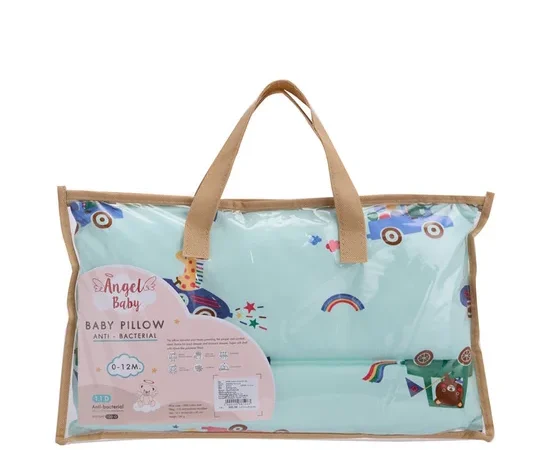 Angel Baby Baby Pillow Racing Green