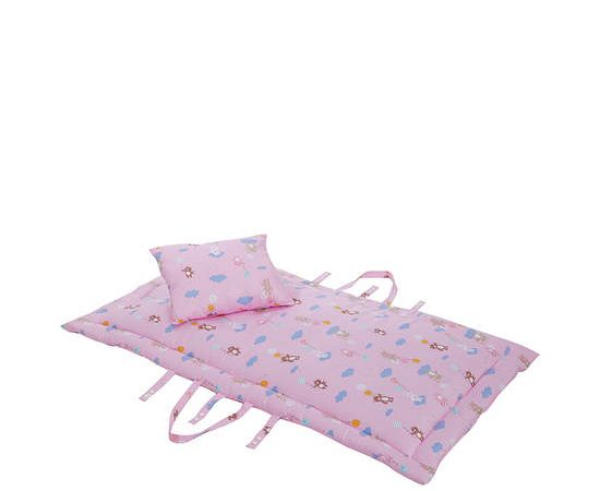 Angel Baby Baby Picnic Mattress Set Balloon 130x75 cm Pink