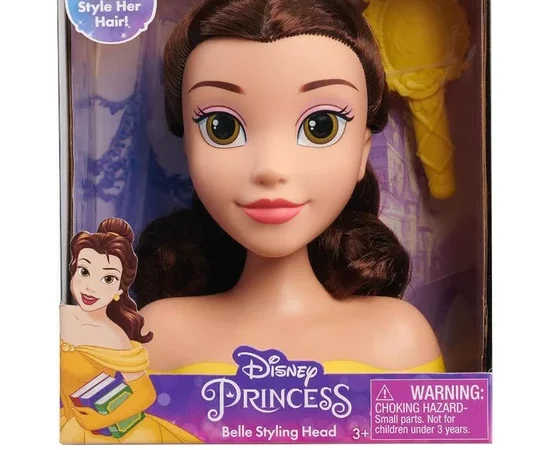 DISNEY Toys Disney Princess Belle Mini Styling Head Multi-Color