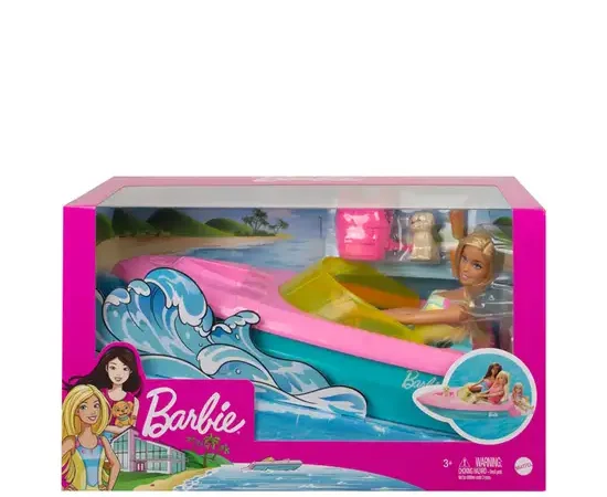 BARBIE Boat with Doll GRG30 Multi-Color