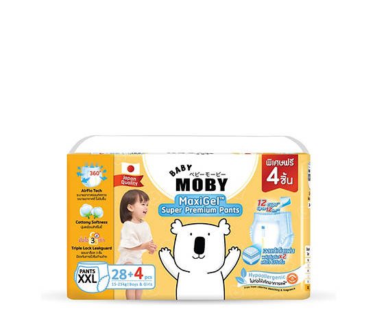 BABY MOBY Baby Diaper Pants XXL 30 Pcs.